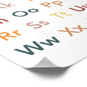 アルファベット ABC 教室装飾 ポスター (角)