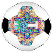 アルファベット I マンダラ サッカーボール (回転)