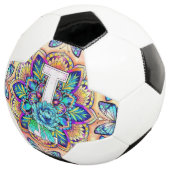 アルファベット I マンダラ サッカーボール (3/4)