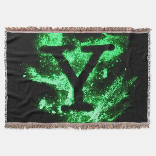 アルファベット(Y) スローブランケット (正面)