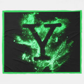 アルファベット(Y) フリースブランケット (正面(横))