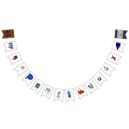 アルファベット(Yolŋu Matha-Djambarrpuyŋu) Nh- 「(部2/2) バンティングフラッグ