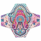 アルファベットA曼荼羅 サッカーボール (フラット)