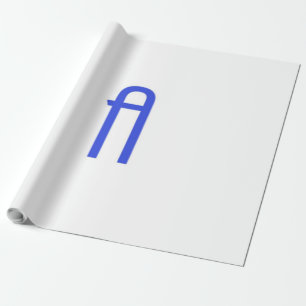 アルファベットA ラッピングペーパー