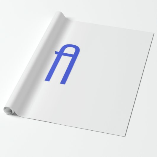 アルファベットA ラッピングペーパー (アンロールド)