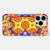 アルファベットB曼荼羅 iPhoneケース (裏面横)