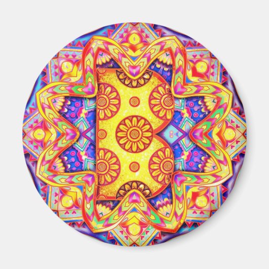 アルファベットB マグネット (正面)