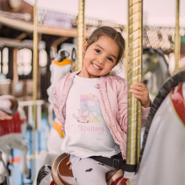 アルファベットB ユニコーン ベビーTシャツ