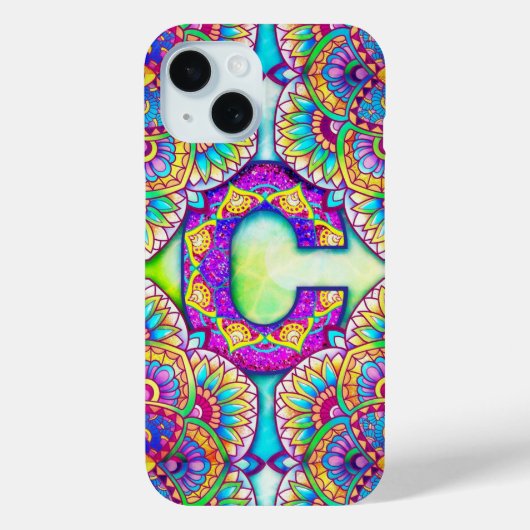 アルファベットC曼荼羅 Case-Mate iPhoneケース (裏面)