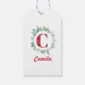 アルファベットC ギフトタグ (裏面)