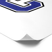 アルファベットC （青） ポスター (角)