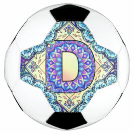 アルファベットDの曼荼羅 サッカーボール