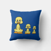 アルファベットDはアヒルかわいい動物のための子供のベビー クッション (裏面)