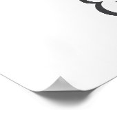 アルファベットEモノグラムグリーン ネームウォールプリント ポスター (角)