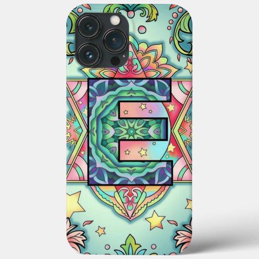 アルファベットE曼荼羅 Case-Mate iPhoneケース (裏面)