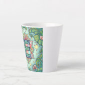 アルファベットE カフェラテマグ (正面)