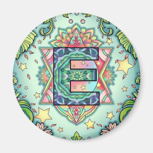 アルファベットE マグネット (正面)