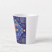 アルファベットF カフェラテマグ (正面)