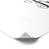 アルファベットF モノグラム グリーンの植物 ベビー名 壁プリント ポスター (角)