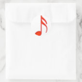 アルファベットF ラウンドシール (バッグ)