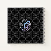 アルファベットGモノグラム手書き ノートブック (裏面)