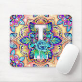 アルファベットI曼荼羅 マウスパッド (マウス)