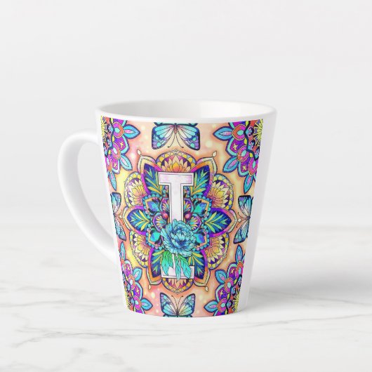 アルファベットI カフェラテマグ (左アングル)