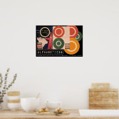 アルファベットIII ポスター (キッチン)