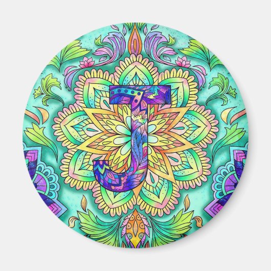 アルファベットJ マグネット (正面)