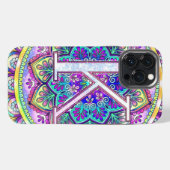 アルファベットK曼荼羅 iPhoneケース (裏面横)