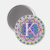 アルファベットK マグネット (正面/裏面)
