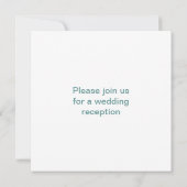 アルファベットLのモノグラム フルール・ド・リス 招待状 (裏面)