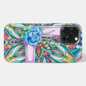 アルファベットL曼荼羅 iPhoneケース (裏面横)