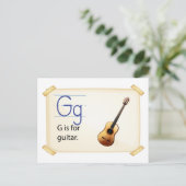 アルファベットL ポストカード (スタンド正面)