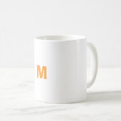 アルファベットMカップ コーヒーマグカップ (正面右)