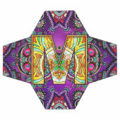 アルファベットM曼荼羅 サッカーボール (フラット)