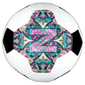 アルファベットN曼荼羅 サッカーボール (回転)