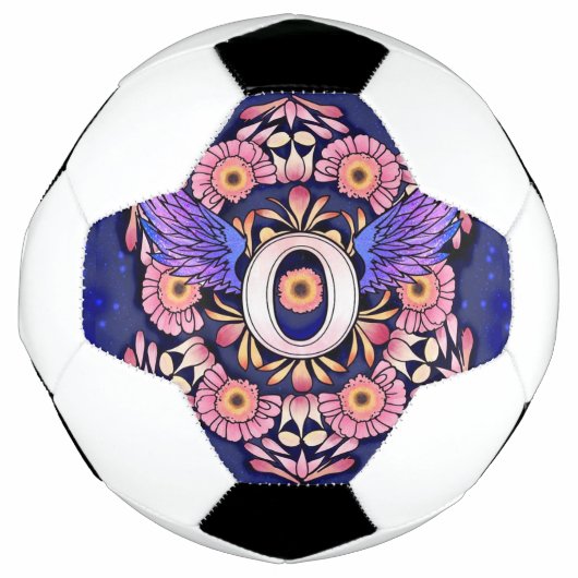 アルファベットOの曼荼羅 サッカーボール (正面)