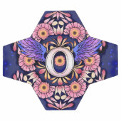 アルファベットO曼荼羅 サッカーボール (フラット)