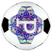 アルファベットP曼荼羅 サッカーボール (回転)