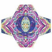 アルファベットQ曼荼羅 サッカーボール (フラット)