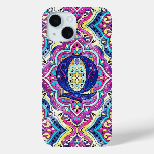 アルファベットQ Case-Mate iPhoneケース (裏面)