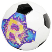 アルファベットRマンダラ サッカーボール (3/4)