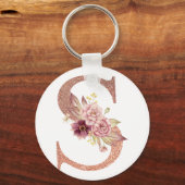 アルファベットS キーホルダー (正面)