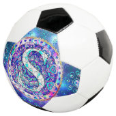 アルファベットS マンダラ サッカーボール (3/4)