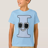 アルファベットTシャツレターI Tシャツ (正面)