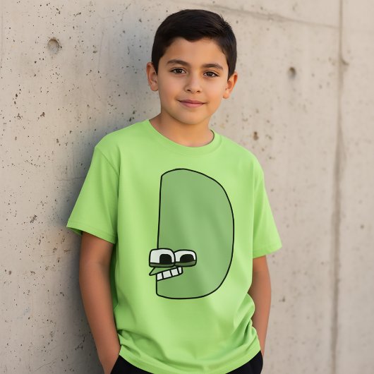 アルファベットTシャツ文字D Tシャツ
