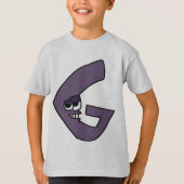 アルファベットTシャツ文字G Tシャツ (正面)