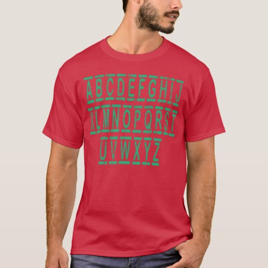 アルファベットTシャツ ラブ ガール Tシャツ (正面)