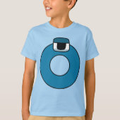アルファベットTシャツ 文字O Tシャツ (正面)